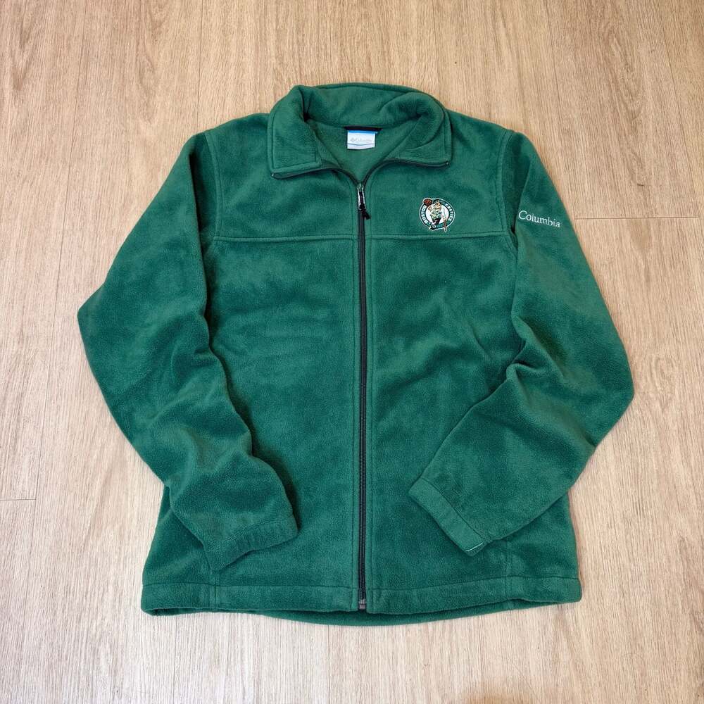 Columbia Boston Celtics Full Zip Fleece Jacket Size M